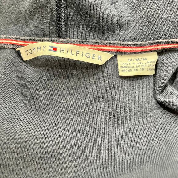 Vintage Y2K Tommy Hilfiger Cotton Hooded Zip Navy Blue Tennis Dress Size Medium - Picture 7 of 10